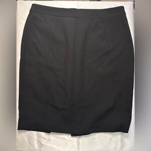 Halogen Elegant Black Pencil Skirt